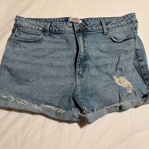 Blue wrangler shorts